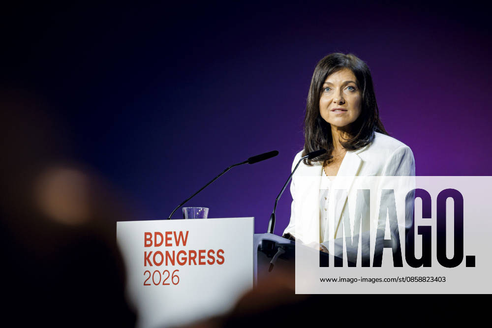 BDEW Kongress 2026 - Bundesverband der Energie- und Wasserwirtschaft. Katherina Reiche (CDU), Bundesministerin fuer Wirtschaft und Energie. Berlin, 10.06.2026. Fotografiert im Auftrag des Ministeriums fuer Wirtschaft und Energie Berlin Deutschland
