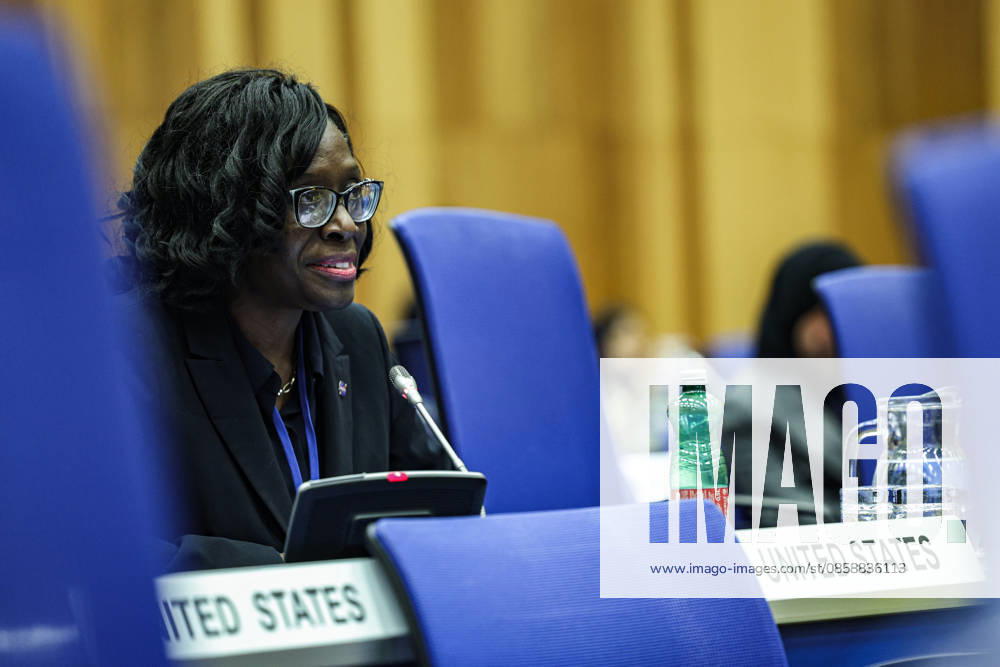 LAKIESHA HAWKINS, Acting Deputy Associate Administrator for NASAâ€⠢s Exploration Systems Development Mission Directorate, speaks during the opening day of the 69th session of COPUOS. HAWKINS discussed NASAâ€⠢s Artemis campaign, including the planned Artemis III and Artemis IV missions, highlighting international cooperation, the role of UNOOSA and future human exploration of the Moon. New York USA - ZUMAo116 20260610_znp_o116_006