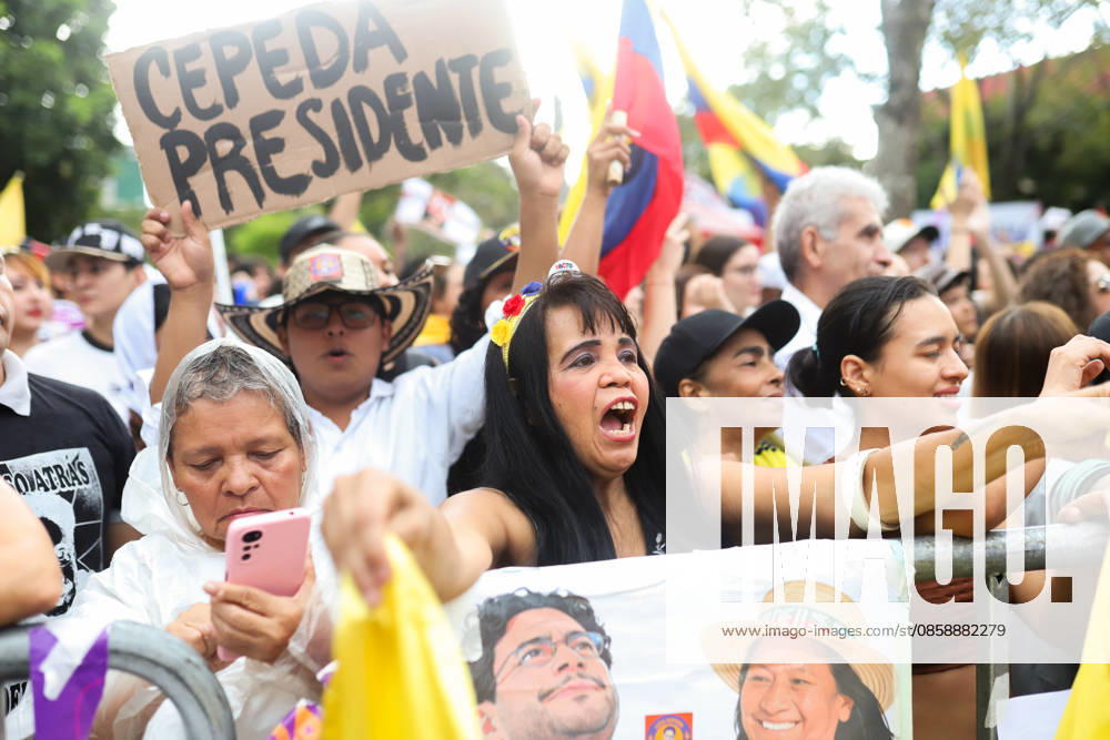 Ivan Cepeda Rally in Medellin Left-wing presidential candidate Ivan Cepeda Castro for the political party Pacto Historico takes part during a rally in Medellin, Colombia in the midst of the presidential runoff election, on june 10, 2026. Photo by: Camilo Moreno Long Visual Press Medellin Antioquia Colombia