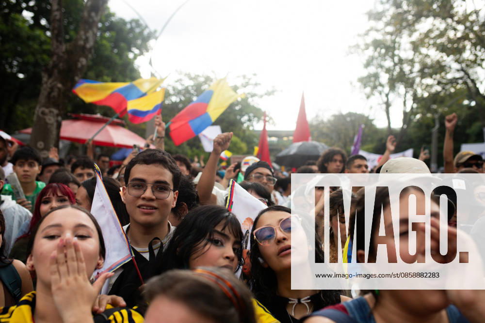 Ivan Cepeda Rally in Medellin Left-wing presidential candidate Ivan Cepeda Castro for the political party Pacto Historico takes part during a rally in Medellin, Colombia in the midst of the presidential runoff election, on june 10, 2026. Photo by: Camilo Moreno Long Visual Press Medellin Antioquia Colombia