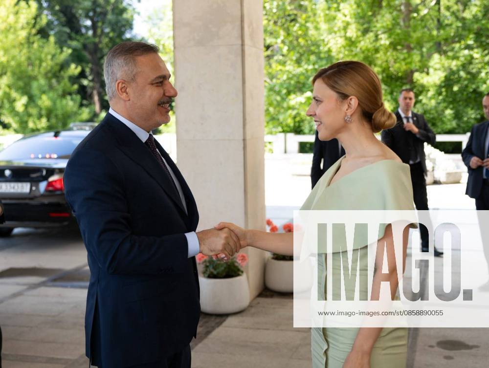 Turkish Foreign Minister Hakan Fidan in Sofia SOFIA, BULGARIA - JUNE 11: Turkish Foreign Minister Hakan Fidan meets with Bulgarian Foreign Minister Velislava Petrova-Chamova in Sofia, Bulgaria on June 11, 2026. Murat Gok Anadolu Sofia Bulgaria. Editorial use only. Please get in touch for any other usage.