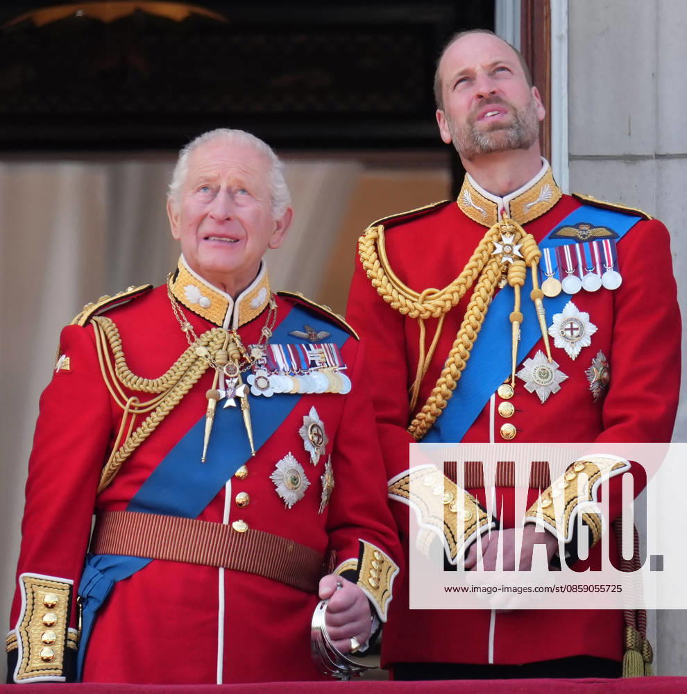 Trooping the Colour 2026 King Charles and Prince William attend Trooping the Colour at Buckingham Palace, London, UK, on the 13th June 2026. Picture by James Whatling London Buckingham Palace Greater London United Kingdom WHA-0826