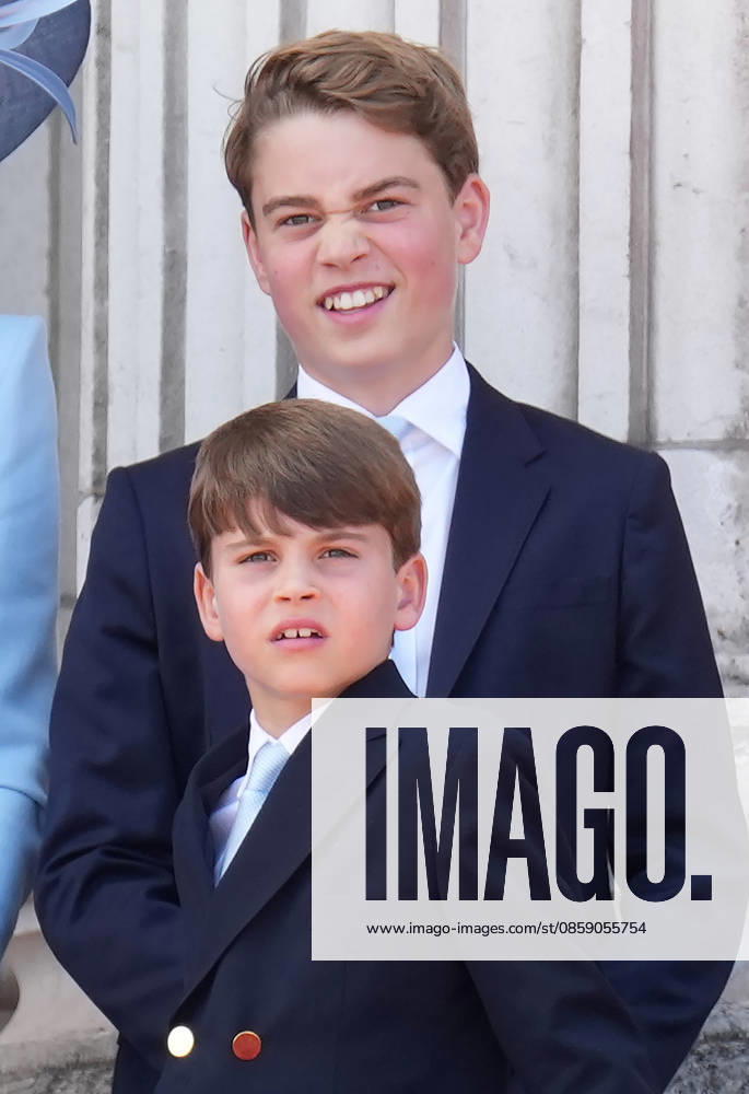 Trooping the Colour 2026 Prince George and Prince Louis attend Trooping the Colour at Buckingham Palace, London, UK, on the 13th June 2026. Picture by James Whatling London Buckingham Palace Greater London United Kingdom WHA-0826