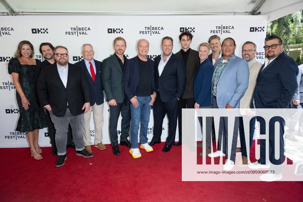 Young Washington World Premiere, 25th Tribeca Film Festival (NEW) "Young Washington" World Premiere, 25th Tribeca Film Festival. June 13, 2026, New York, New York, USA: (L-R) Shannon Laning, Jon Gunn, Brandon Purdie, Scott Klossner, John Foss, Kelsey Grammer, Jon Erwin, William Franklyn-Miller, Michael Benz, Michael Musgrave, Ryan Begay, Adam Abel and Kris Kimlin attend "Young Washington" World Premiere during the 2026 Tribeca Film Festival at SVA Theatre on June 13, 2026 in New York City. (Credit: M10s TheNews2)(Foto: M10S Thenews2 imago images) Young Washington World Premiere, 25th Tribeca Film Festival