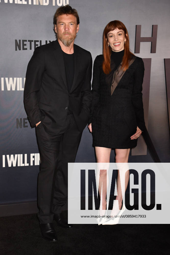 NEW YORK, NY - JUNE 17: Sam Worthington and Britt Lower at the Netflix premiere the New Harlan Coben series, I Will Find You on June 17, 2026 at The Plaza Hotel in New York City.