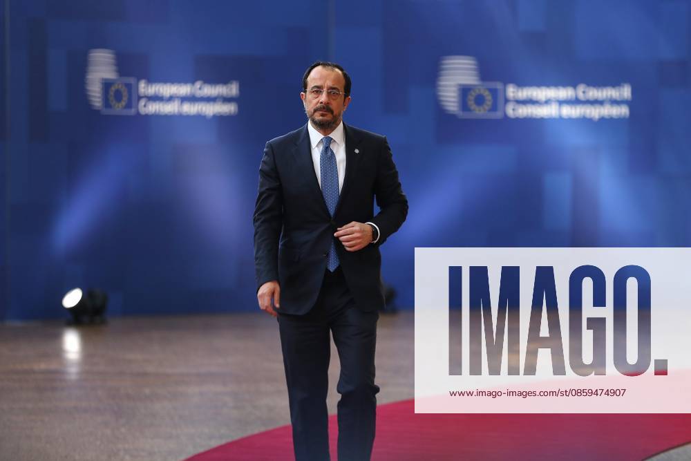 Brüssel, Belgien, 18.06.2026: Europa-Gebäude: EU-Gipfel: Nikos Christodoulidis, Präsident der Republik Zypern