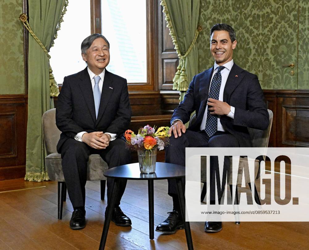 Japan s emperor in The Hague Emperor Naruhito (L) of Japan meets Dutch Prime Minister Rob Jetten at the Mauritshuis in The Hague, the Netherlands, on June 18, 2026, during the emperor s state visit. A14AA0005619460P