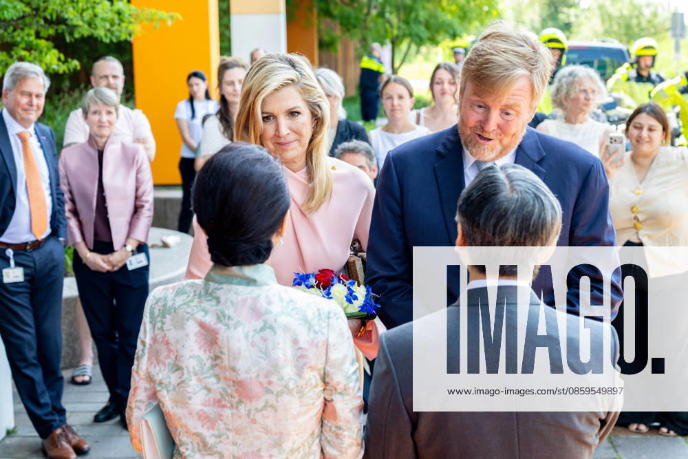 Utrecht Queen Maxima and King Willem-Alexander with Emperor Naruhito of Japan and Empress Masako visited the Princess Maxima Center for Pediatric Oncology in Utrecht on the 3rd and last day of the 3 day statevisit to the Netherlands. Â