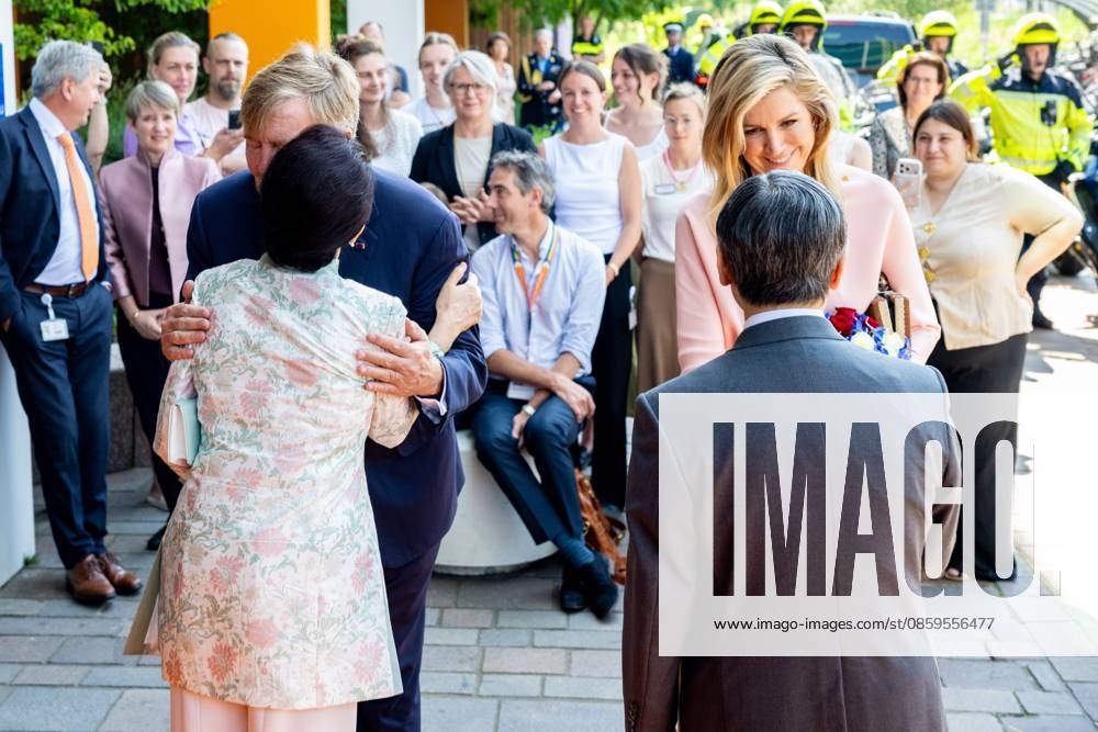 UTRECHT, The Netherlands, 2026-06-19 12:42:16 UTRECHT, 19-06-2026, Princess Maxima Center At the invitation of King Willem-Alexander and Queen Maxima, Emperor Naruhito of Japan is paying a state visit to the Netherlands. Emperor Naruhito is accompanied by Her Majesty Empress Masako. The state visit is a confirmation of the close and historic relationship between Japan and the Netherlands. The countries share 426 years of bilateral relations. PHOTO: NLBeeld POOL Mischa Schoemaker In the photo: Emperor Naruhito and Empress Masako. King Willem-Alexander and Queen Maxima visit the Princess Maxima Center for Pediatric Oncology in Utrecht. After a welcome by children, their parents, and hospital staff, the group visits the research wing. Cr