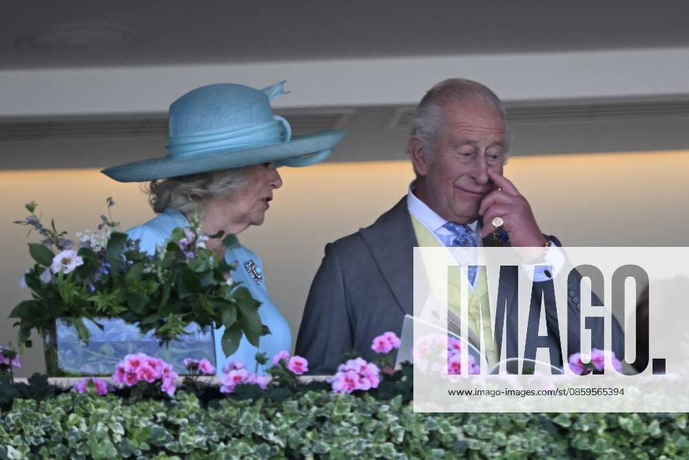 Royal Ascot 2026 BERKSHIRE, UNITED KINGDOM - JUNE 19: King Charles III and Queen Camilla attend the fourth day of the traditional Royal Ascot horse racing event, which has been held since 1711, in Berkshire, United Kingdom on June 19, 2026. Rasid Necati Aslim Anadolu Berkshire United Kingdom. Editorial use only. Please get in touch for any other usage.
