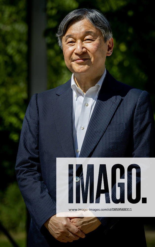 Amsterdam Emperor Naruhito of Japan planting a cherry tree in the Blossom Park in the Amsterdam Forest on the 3rd and last day of the 3 day statevisit to the Netherlands. Â