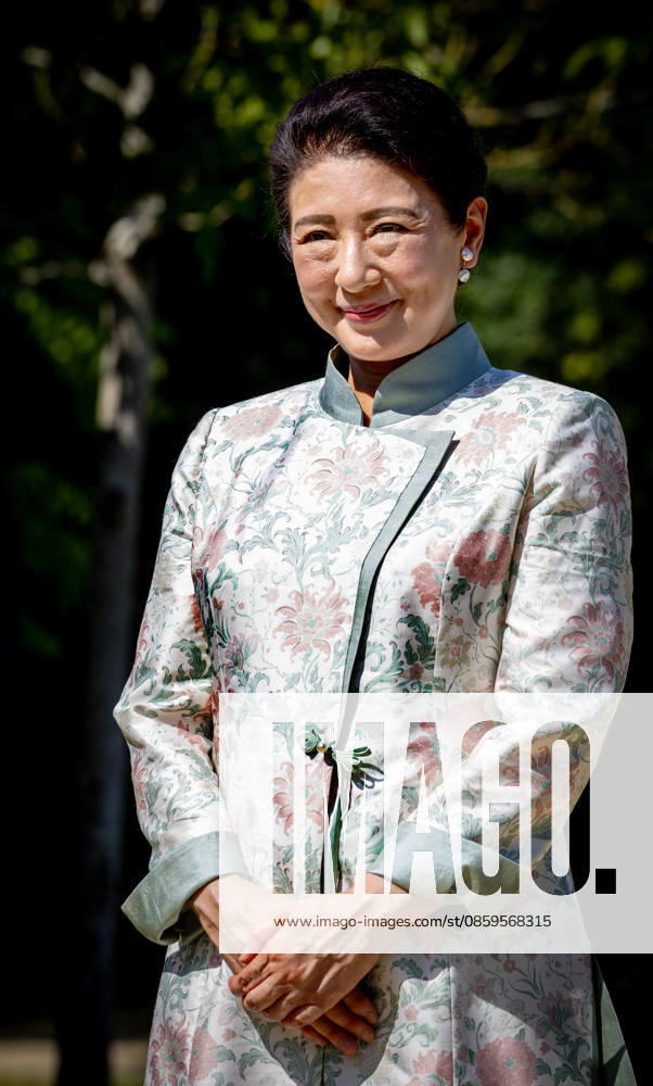 Amsterdam Empress Masako planting a cherry tree in the Blossom Park in the Amsterdam Forest on the 3rd and last day of the 3 day statevisit to the Netherlands. Â