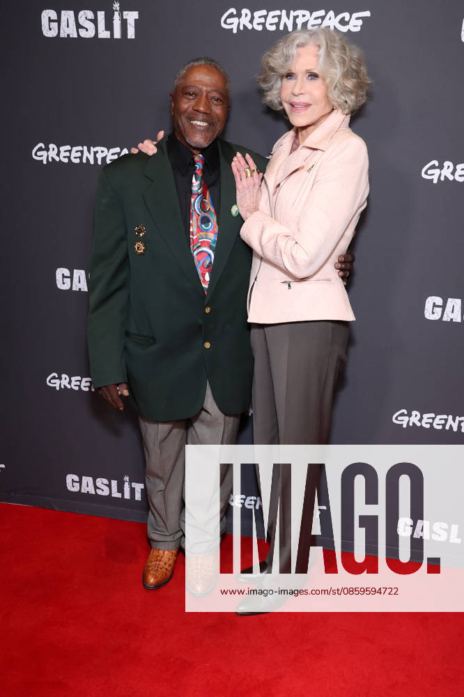 Santa Monica CA June 19: Manning Rollerson jr.III, Jane Fonda. at the Los Angeles Premiere Of Gaslit held at The Laemmle Monica Film Center in Santa Monica, CA. on June 19, 2026 Credit: AdMedia Santa Monica USA - ZUMAa123 20260619_zaa_a123_170