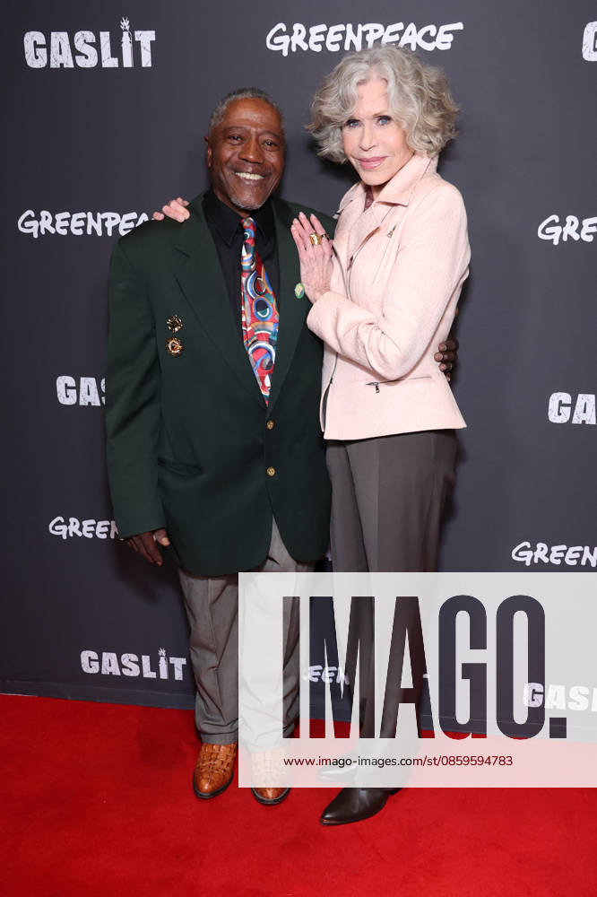 Santa Monica CA June 19: Manning Rollerson jr.III, Jane Fonda. at the Los Angeles Premiere Of Gaslit held at The Laemmle Monica Film Center in Santa Monica, CA. on June 19, 2026 Credit: AdMedia Santa Monica USA - ZUMAa123 20260619_zaa_a123_173