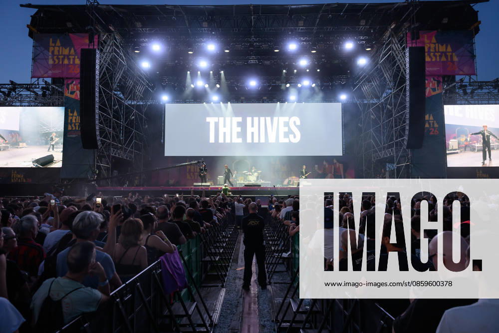 The Hives performing at the La Prima Estate 2026 concert in Bussola Domani Park, Lido di Camaiore, June 19, 2026. Lido Di Camaiore Italia - ZUMAa289 20260619_zia_a289_179