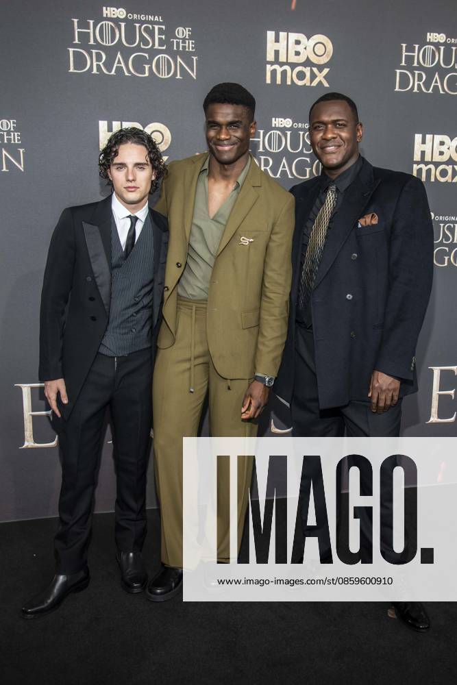 ABB HBO- Harry Collett, Clinton Liberty und Abubakar Salim zu Gast auf dem schwarzen Teppich bei der Deutschland Premiere zur dritten Staffel der HBO Original Serie House of the Dragon im Kino International am 19.06.2026 in Berlin Berlin Deutschland