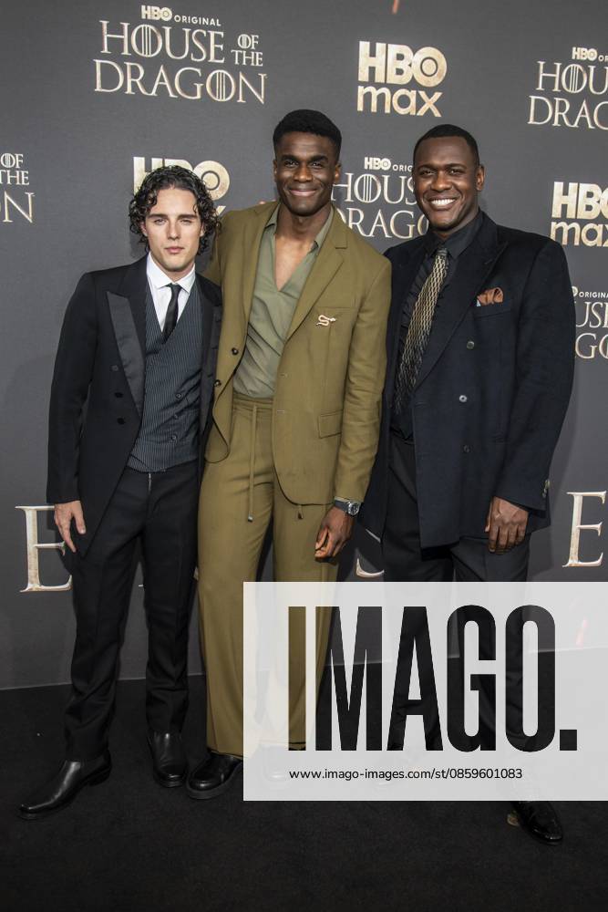 ABB HBO- Harry Collett, Clinton Liberty und Abubakar Salim zu Gast auf dem schwarzen Teppich bei der Deutschland Premiere zur dritten Staffel der HBO Original Serie House of the Dragon im Kino International am 19.06.2026 in Berlin Berlin Deutschland