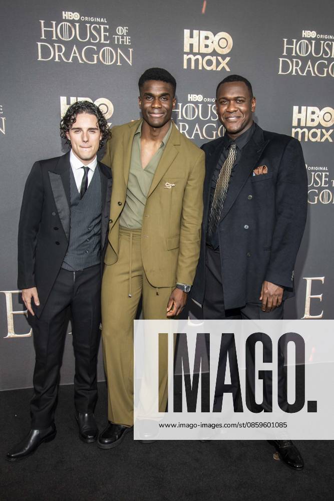 ABB HBO- Harry Collett, Clinton Liberty und Abubakar Salim zu Gast auf dem schwarzen Teppich bei der Deutschland Premiere zur dritten Staffel der HBO Original Serie House of the Dragon im Kino International am 19.06.2026 in Berlin Berlin Deutschland