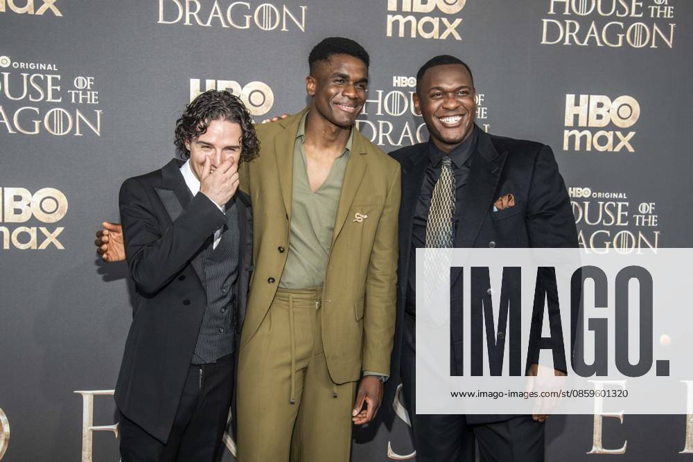 ABB HBO- Harry Collett, Clinton Liberty und Abubakar Salim zu Gast auf dem schwarzen Teppich bei der Deutschland Premiere zur dritten Staffel der HBO Original Serie House of the Dragon im Kino International am 19.06.2026 in Berlin Berlin Deutschland