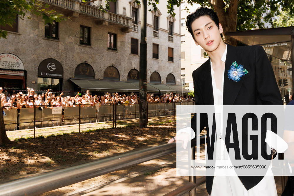 News - Dolce&Gabbana Spring 2027 Men s Collections Show - Celebrities MILAN, ITALY - JUNE 20, 2026: Soobin of Tomorrow X Together leaves the Dolce&Gabbana Men s Spring Summer 2027 collection runway show during the Milan Fashion Week Menswear in Milan, Italy. Photo: Cinzia Camela. Milan Metropol Italy