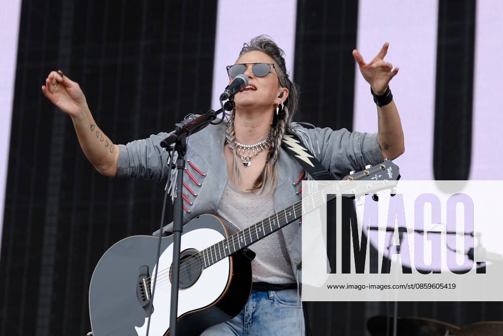 Scottish singer-songwriter and musician Kate Victoria Tunstall, known professionally as KT Tunstall, performing live on stage at the Isle of Wight festival. Newport United Kingdom - ZUMAs197 20260620_aaa_s197_078