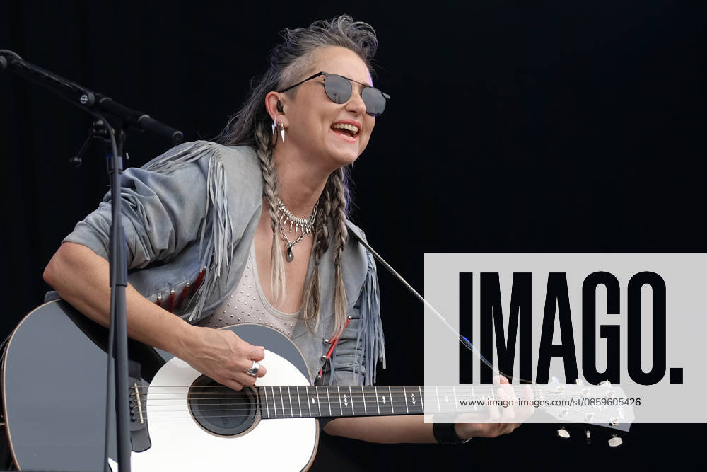 Scottish singer-songwriter and musician Kate Victoria Tunstall, known professionally as KT Tunstall, performing live on stage at the Isle of Wight festival. Newport United Kingdom - ZUMAs197 20260620_aaa_s197_088