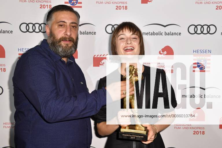 Kida Khodr Ramadan und Lena Urzendowsky bei der 29. Verleihung des Hessischen Film- und Kinopreises in der Alten Oper. Frankfurt