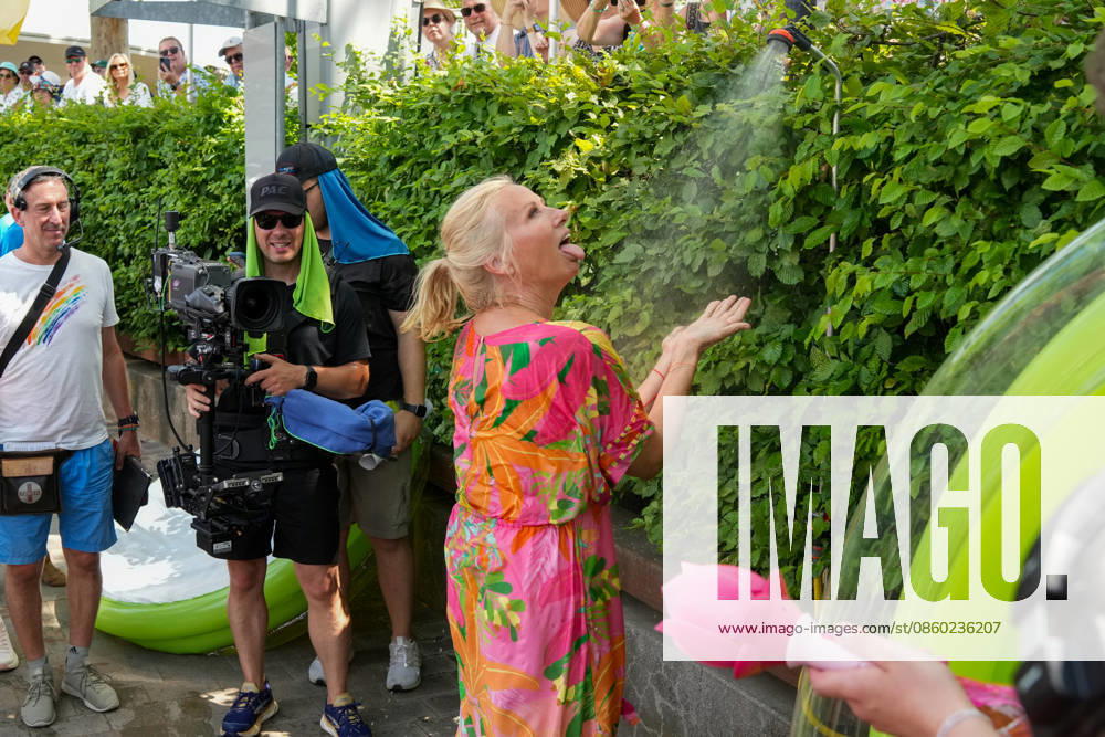 ZDF-Fernsehgarten 2026. Andrea (Kiwi) Kiewel im ZDF Fernsehgarten mit dem Motto Sommerparty am 28.06.2026 in Mainz. Mainz ZDF Fernsehgarten Rheinland-Pfalz