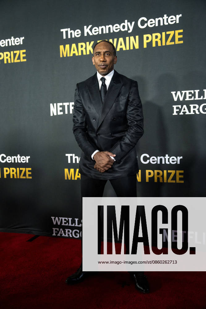 Stephen A. Smith arrives on the red carpet before the 27th Mark Twain Prize for American Humor Award at the Kennedy Center for the Performing Arts in Washington DC on Sunday, June 28, 2026. WAP20260628329 BONNIExCASH