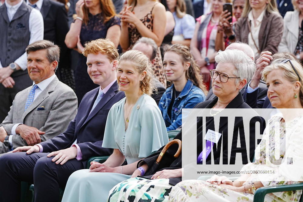 Gold Award celebrations at Palace of Holyroodhouse The Duchess of Edinburgh (right) and Lady Louise Mountbatten-Windsor (centre) listen to The Duke of Edinburgh speaking whilst hosting young people from across Scotland and the north of England for the Gold Award celebrations for the Duke of Edinburgh s Award, at Palace of Holyroodhouse in Edinburgh. Picture date: Friday July 3, 2026., Credit:Avalon.red PA ROTA - B68 Avalon UK, Edinburgh