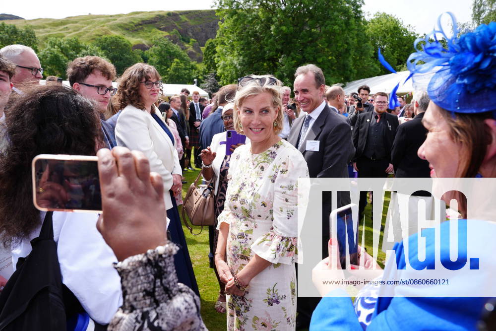 Gold Award celebrations at Palace of Holyroodhouse The Duchess of Edinburgh poses for a photo as The Duke of Edinburgh hosts young people from across Scotland and the north of England for the Gold Award celebrations for the Duke of Edinburgh s Award, at Palace of Holyroodhouse in Edinburgh. Picture date: Friday July 3, 2026., Credit:Avalon.red PA ROTA - B68 Avalon UK, Edinburgh