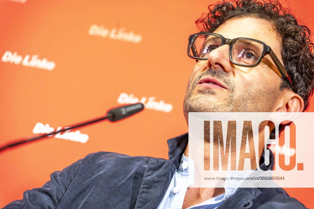Luigi Pantisano EUR, Deutschland, Berlin, 06.07.2026: Pressekonferenz von Luigi Pantisano Vorsitzender der Partei Die Linke im Karl-Liebknecht-Haus zu aktuellen Themen.