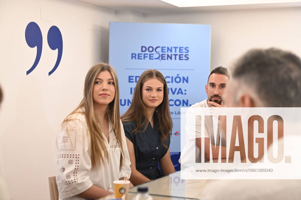 Infanta Sofía Visits the Monastery of Cogullada Infanta Sofía (1st from left) and Princess Leonor (2nd from left) during a visit to one of the educational activities at the Monastery of Cogullada on July 8, 2026, in Zaragoza, Aragon, Spain. This afternoon, the Infanta will present the first edition of the Ibercaja Foundation’s Exemplary Educators grants, marking the foundation’s 150th anniversary, during which five teachers will be recognized for their excellence in educational leadership, sustainability, inclusion, educational research, and comprehensive health education. JULY 8, 2026 INFANTA EDUCATION TEACHING Ramó Zaragoza, Aragon Zaragoza, Aragon, Spain