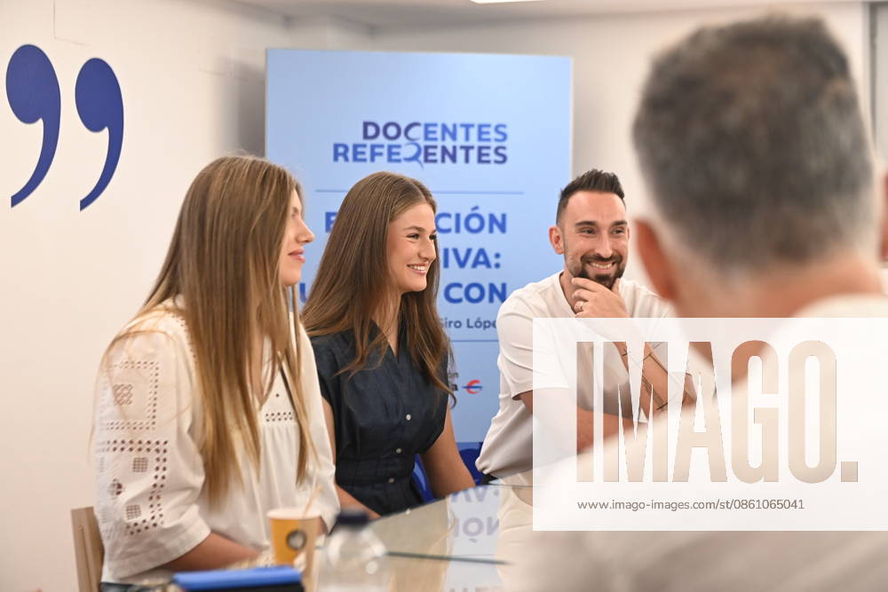 Infanta Sofía Visits the Monastery of Cogullada Infanta Sofía (1st from left) and Princess Leonor (2nd from left) during a visit to one of the educational activities at the Monastery of Cogullada on July 8, 2026, in Zaragoza, Aragon, Spain. This afternoon, the Infanta will present the first edition of the Ibercaja Foundation’s Exemplary Educators grants, marking the foundation’s 150th anniversary, during which five teachers will be recognized for their excellence in educational leadership, sustainability, inclusion, educational research, and comprehensive health education. JULY 8, 2026 INFANTA EDUCATION TEACHING Ramó Zaragoza, Aragon Zaragoza, Aragon, Spain