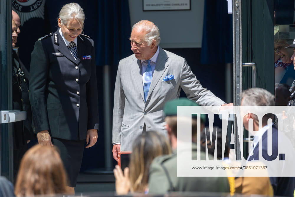 King CHARLES III leaves British Transport Police headquarters in central London after officially opening the building. London United Kingdom - ZUMAs262 20260708_zip_s262_005