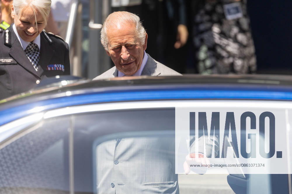 King CHARLES III leaves British Transport Police headquarters in central London after officially opening the building. London United Kingdom - ZUMAs262 20260708_zip_s262_013