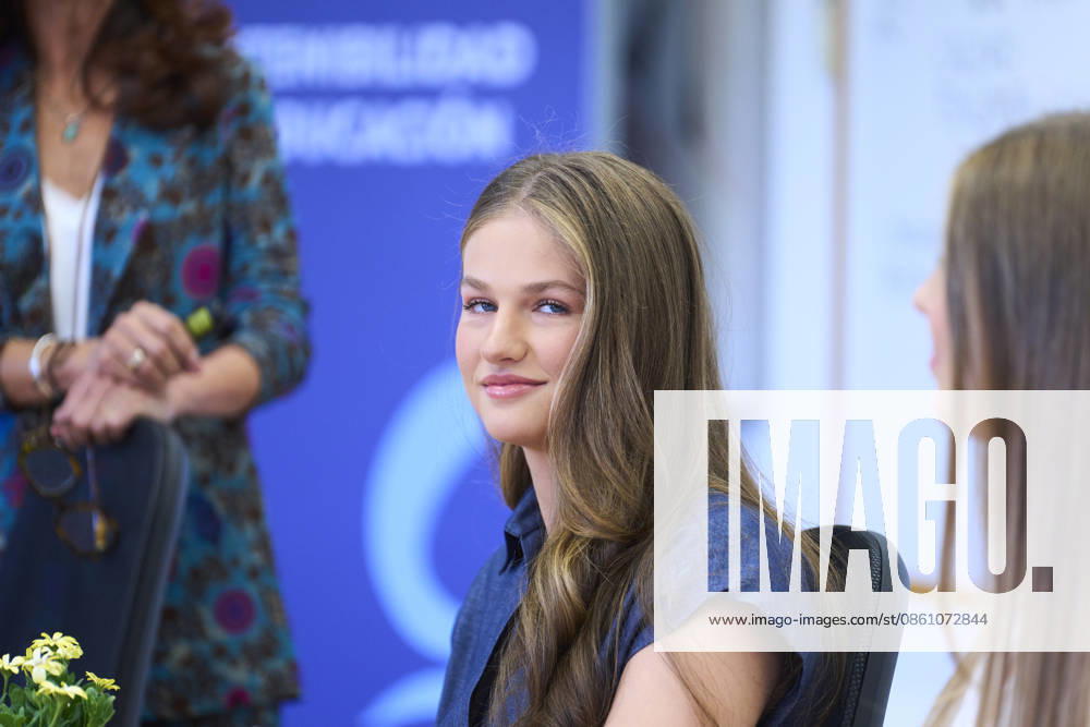 Crown Princess Leonor attends a series of workshops to mark the occasion of the first edition of the Ibercaja Foundationâ€⠢s ‘Docentes Referentesâ€⠢ Grants at Monastery of Nuestra Senora de Cogullada on July 8, 2026 in Zaragoza, Spain Zaragoza Spain - ZUMAg15_ 20260708_zaf_g15_056