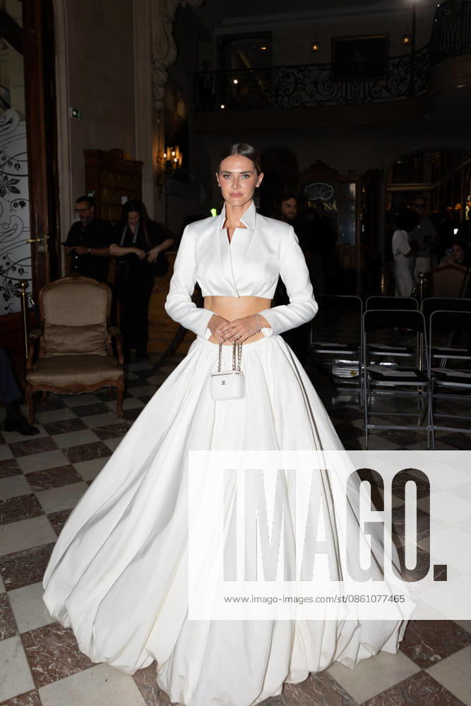Ira Kovalchuk in the front row at the Franck Sorbier Haute Couture Fall Winter 2026–2027 show during Paris Fashion Week (PFW) at the Hôtel Regina Louvre in Paris, France, on July 8, 2026 Tiphaine Lebely Bestimage Front row at the Franck Sorbier Haute Couture Fall Winter 2026–2027 show during Paris Fashion Week (PFW) at the Hôtel Regina Louvre in Paris, France