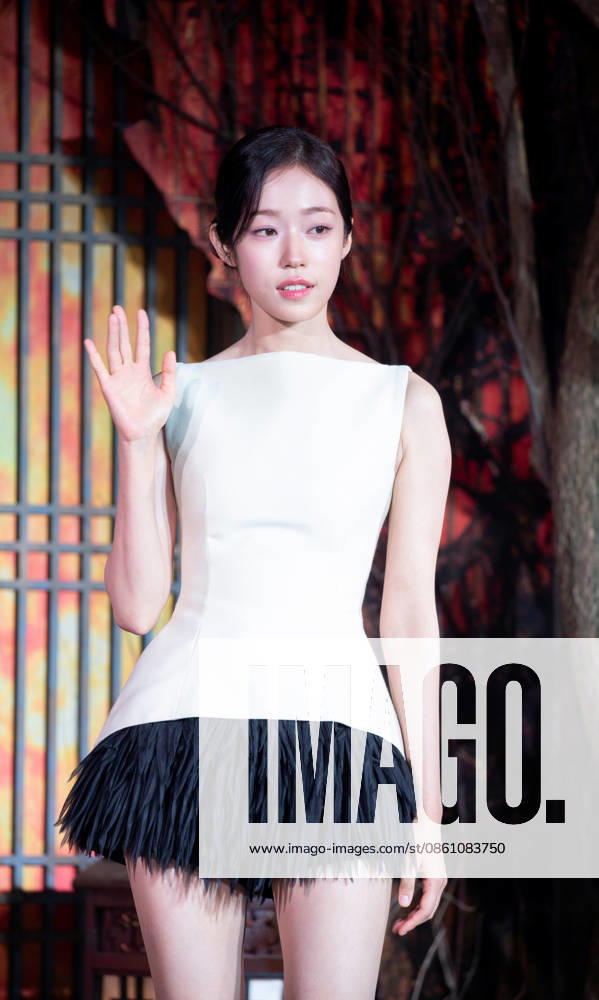 : Cast member Roh Yoon-Seo at a press conference for the upcoming Netflix original series The East Palace in Seoul, South Korea. The action-packed eight-episode period drama follows a man with the unique ability to cross over into the spirit realm and a court lady harboring a mysterious past. Summoned by the king, the duo is tasked with untangling dangerous histories to uncover a secret buried in the very heart of the palace. The series will be released on July 17. aflo_337318791
