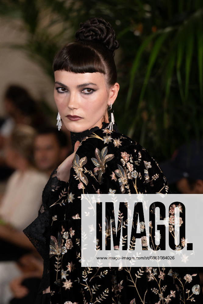 PFW - Franck Sorbier Runway A model walks the runway during the Franck Sorbier Haute Couture Fall Winter 2026 2027 show as part of Paris Fashion Week in Paris, France on July 08, 2026. Photo by Laurent Zabulon ABACAPRESS.COM