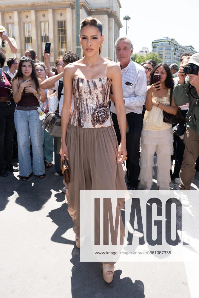 PFW - Elie Saab Arrivals Dy Miryan attending the Elie Saab Haute Couture Fall Winter 2026 2027 show as part of Paris Fashion Week in Paris, France on July 08, 2026. Photo by Laurent Zabulon ABACAPRESS.COM