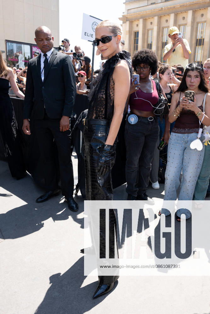 PFW - Elie Saab Arrivals Poppy Delevingne attending the Elie Saab Haute Couture Fall Winter 2026 2027 show as part of Paris Fashion Week in Paris, France on July 08, 2026. Photo by Laurent Zabulon ABACAPRESS.COM