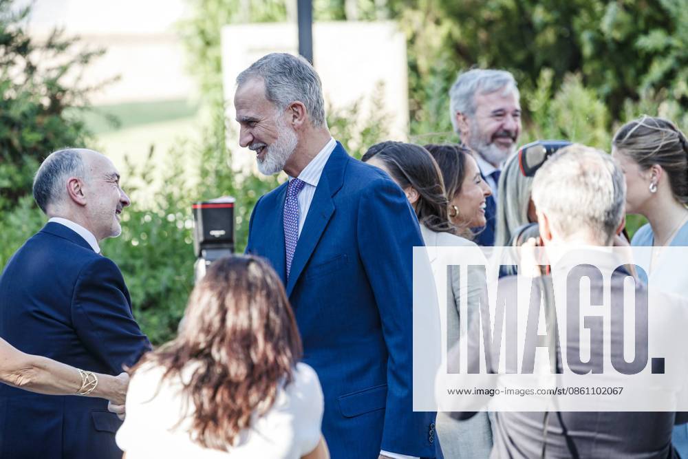 Infanta Sofia, along with King Felipe and Queen Letizia and Princess Leonor, presided over the Leading Teachers event of the Ibercaja Foundation, where Infanta Sofia gave her first solo speech, in Zaragoza on Wednesday, July 8, 2026. La Infanta Sofia junto a los reyes Felipe y Letizia y la princesa Leonor presiden el evento Docentes Referentes de la Fundación Ibercaja, donde la infanta Sofia realiza su primer discurso en solitario, en Zaragoza el miércoles 8 de julio de 2026. 900 LOF Cordon Press Cordon Press