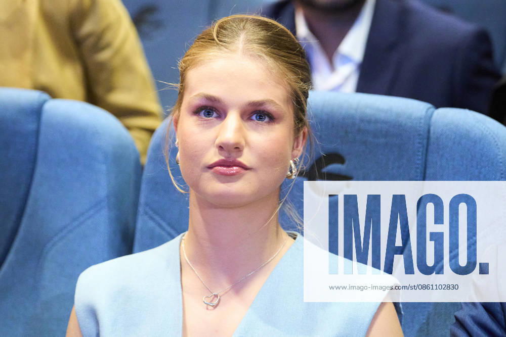 Zaragoza Princess Leonor attending the Docentes Referentes event by Ibercaja Foundation in Zaragoza. No Spain Â