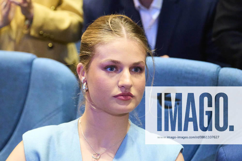 Crown Princess Leonor attends the first round of the Ibercaja Foundationâ€⠢s Docentes Referentes at Monastery of Nuestra Senora de Cogullada on July 8, 2026 in Zaragoza, Spain Zaragoza Spain - ZUMAg15_ 20260708_zaf_g15_118