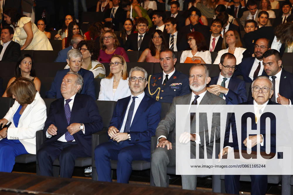 King Felipe presides over the award ceremony for the 44th edition of the La Caixa Foundation’s Javier Godó i Postgraduate Scholarships Abroad, King Felipe VI and Isidro Fainé during the award ceremony for the 44th edition of the La Caixa Foundation’s postgraduate scholarships abroad, July 9, 2026, in Madrid, Spain CELEBRITIES LA CAIXA FOUNDATION SCHOLARSHIPS Antonio Gutié Madrid Madrid Spain