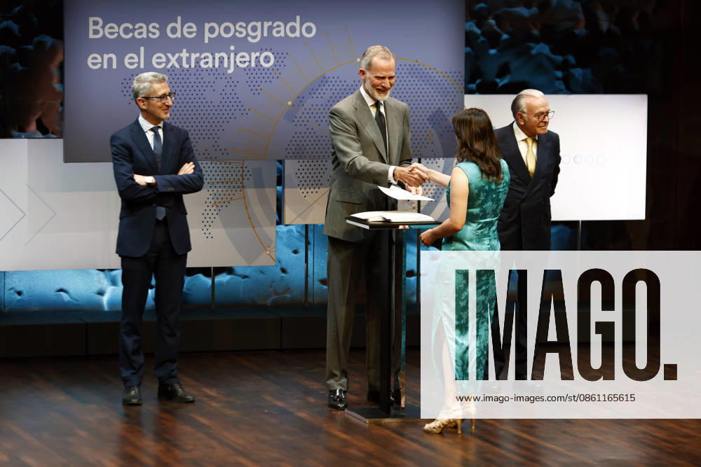 King Felipe presides over the award ceremony for the 44th edition of the La Caixa Foundation’s postgraduate scholarships abroad. King Felipe VI and Isidro Fainé during the award ceremony for the 44th edition of the La Caixa Foundation’s postgraduate scholarships abroad, July 9, 2026, in Madrid, Spain CELEBRITIES LA CAIXA FOUNDATION SCHOLARSHIPS Antonio Gutié Madrid Madrid, Spain