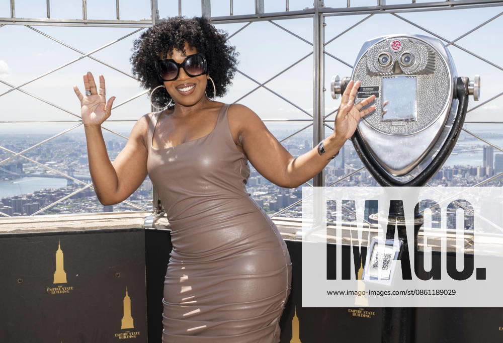 Jessica Frances Dukes visits Empire State Building ahead of the Series Premiere of MGM+â€⠢s The Westies . Held at Empire State Building in New York. Zuma Press July 8, 2026. New York United States - ZUMAp281 20260708_zea_p281_060