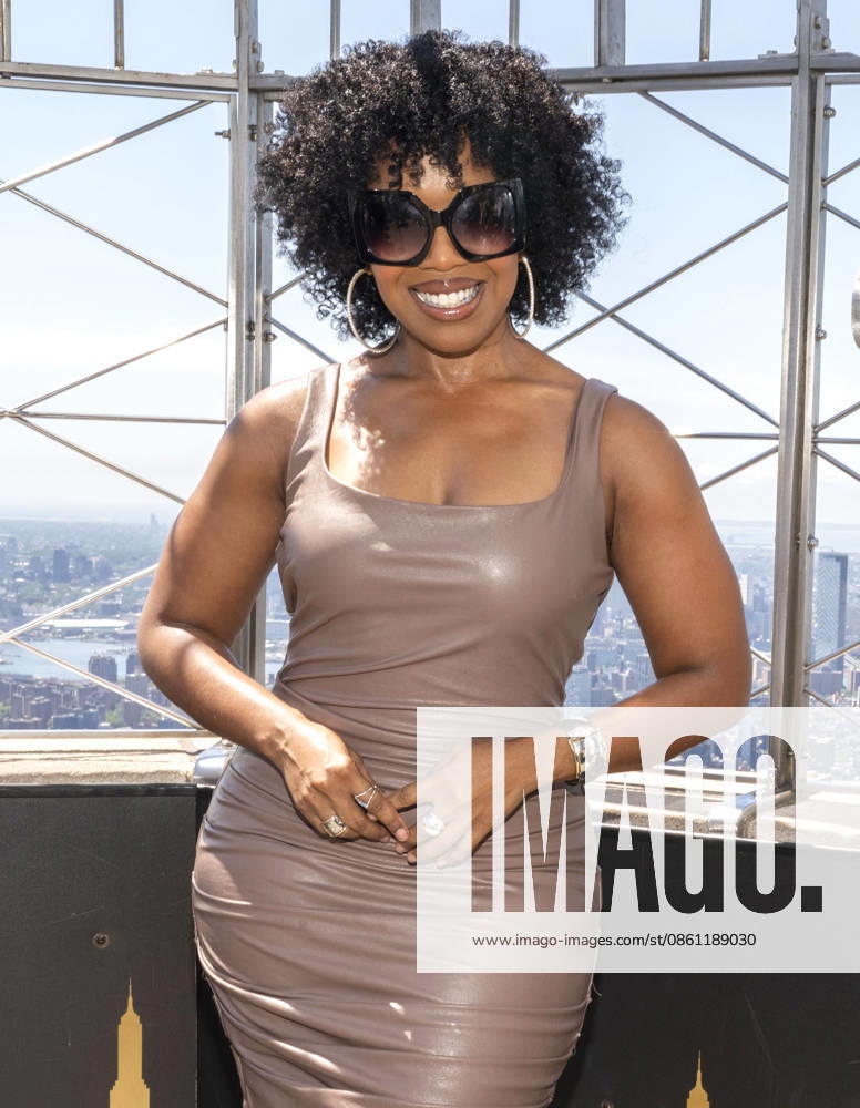 Jessica Frances Dukes visits Empire State Building ahead of the Series Premiere of MGM+â€⠢s The Westies . Held at Empire State Building in New York. Zuma Press July 8, 2026. New York United States - ZUMAp281 20260708_zea_p281_061