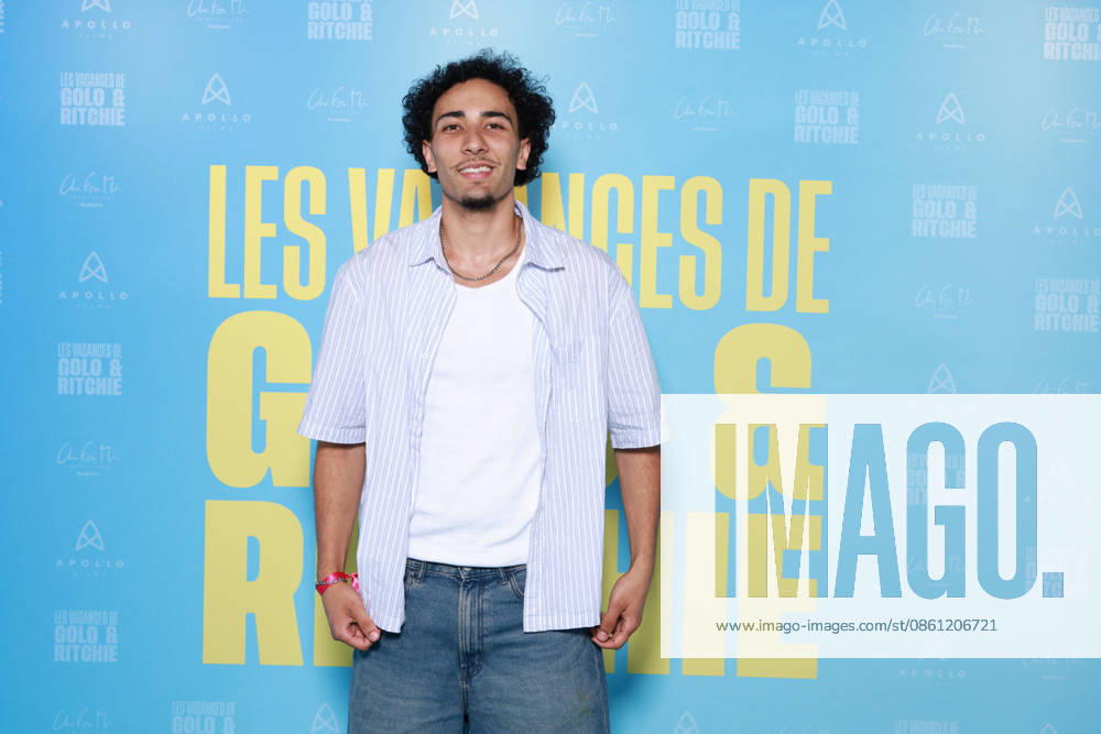 Les Vacances De Golo Et Ritchie Photocall - Paris Hamed Medjahed Aka Hamedaxm attends the photocall for the premiere of Les Vacances De Golo Et Ritchie held at the UGC Bercy in Paris, France on July 9, 2026. Photo by David BoyerBACAPRESS.COM Paris France